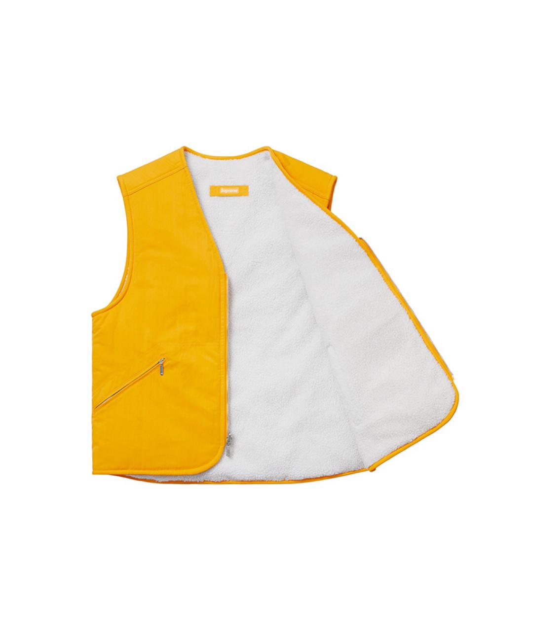 SUPREME Желтый жилет, фото 2