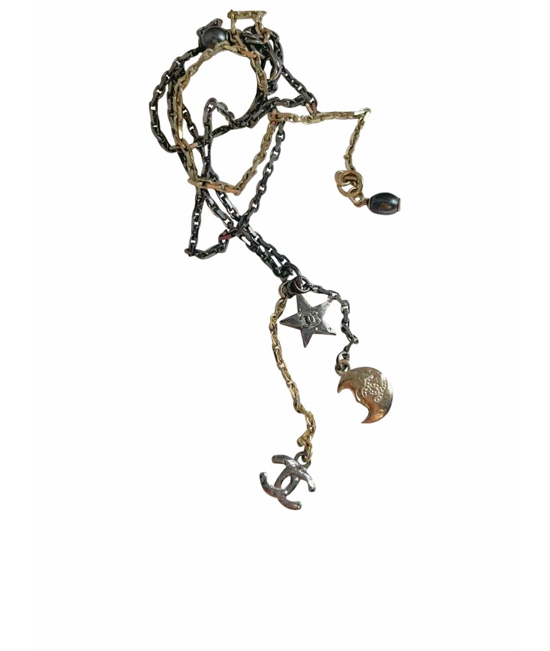 CHANEL Серебряная металлическая подвеска, фото 1