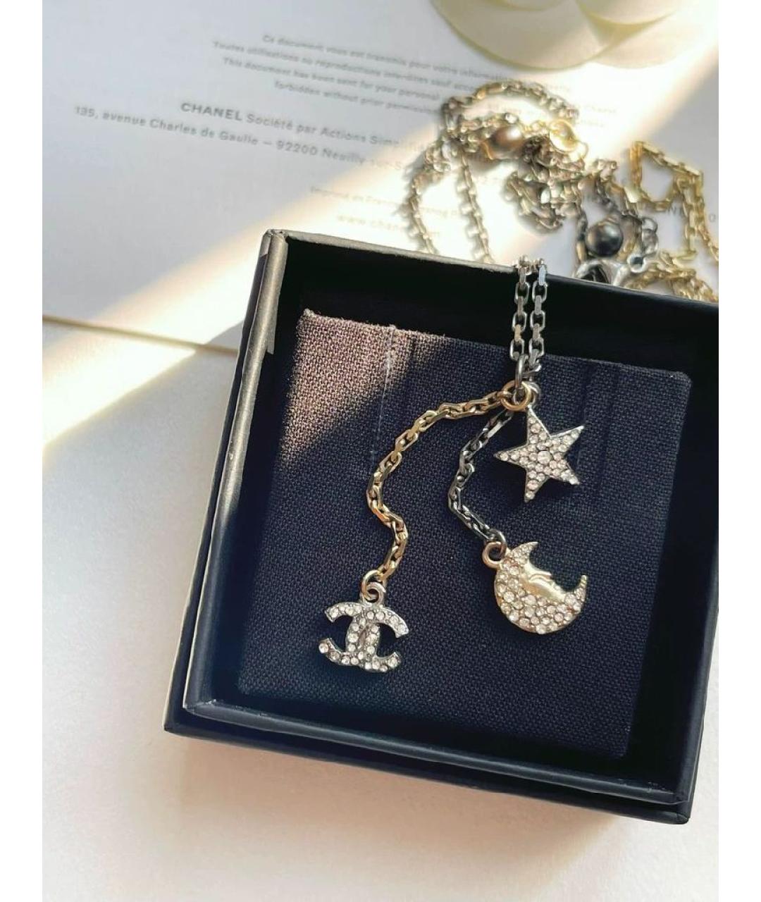 CHANEL Серебряная металлическая подвеска, фото 3