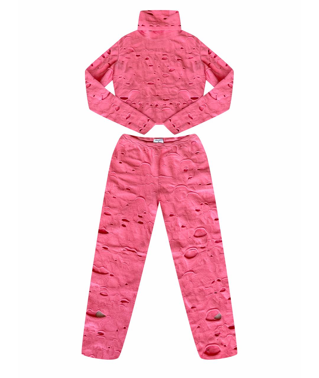 CHANEL PRE-OWNED Розовый костюм с брюками, фото 1