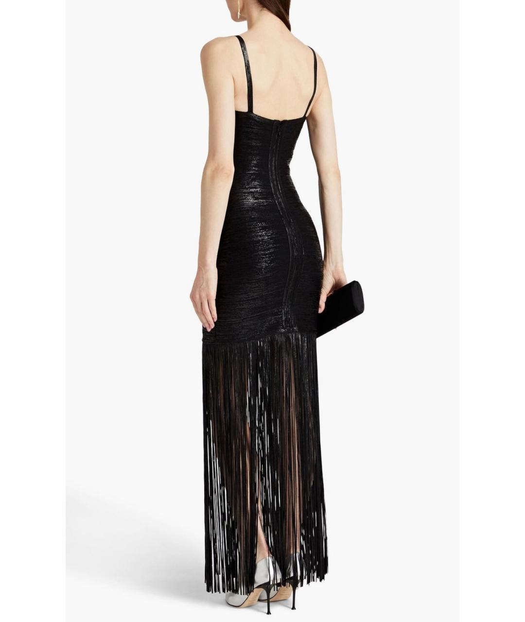 HERVE LEGER Черное коктейльное платье, фото 3