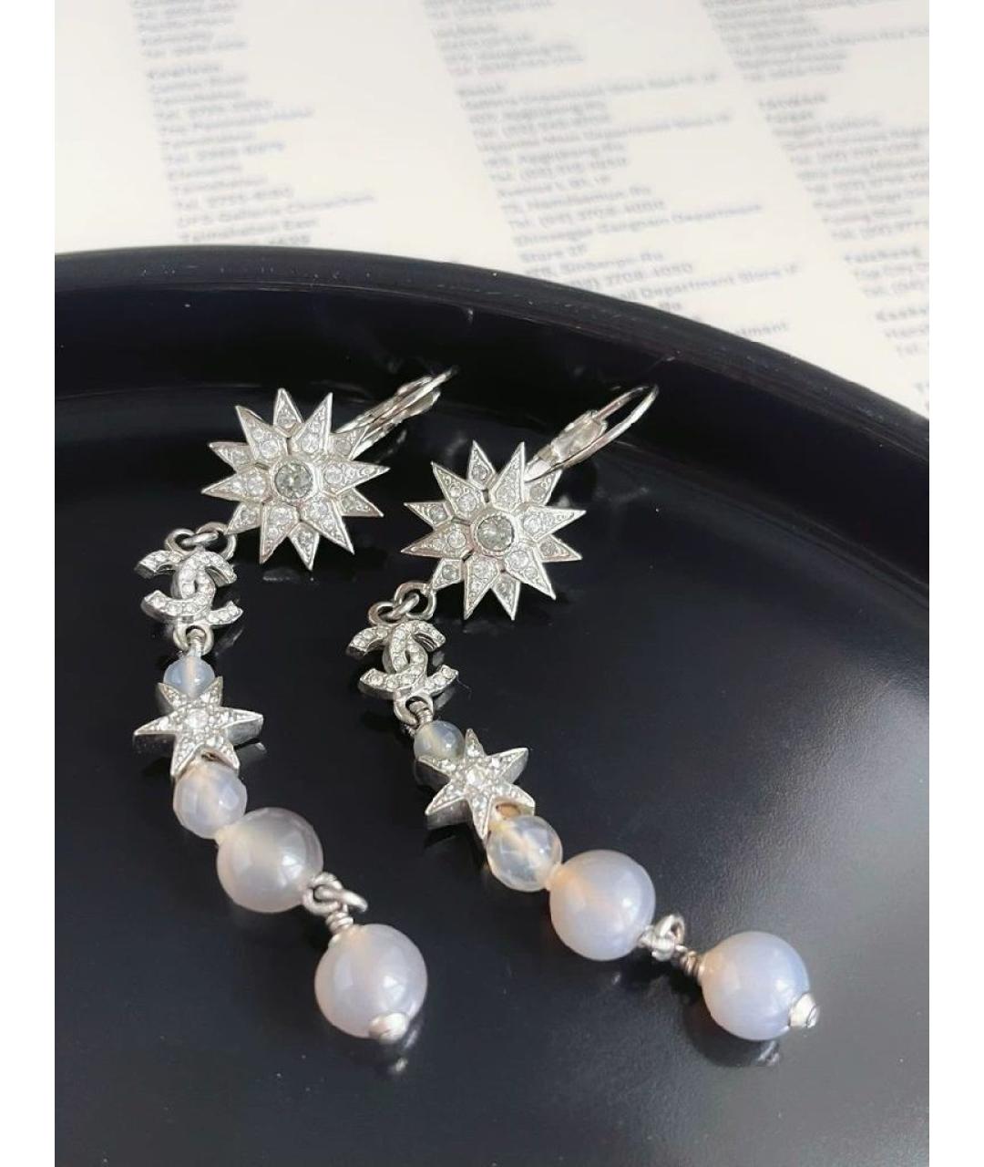 CHANEL Серебряные клипсы, фото 2