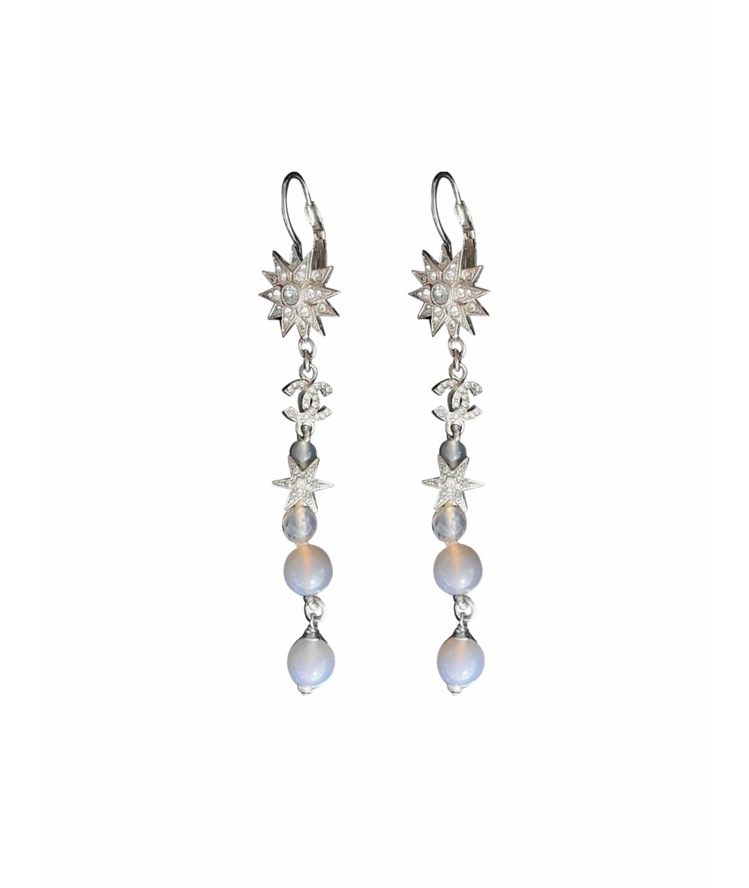 CHANEL Серебряные клипсы, фото 1