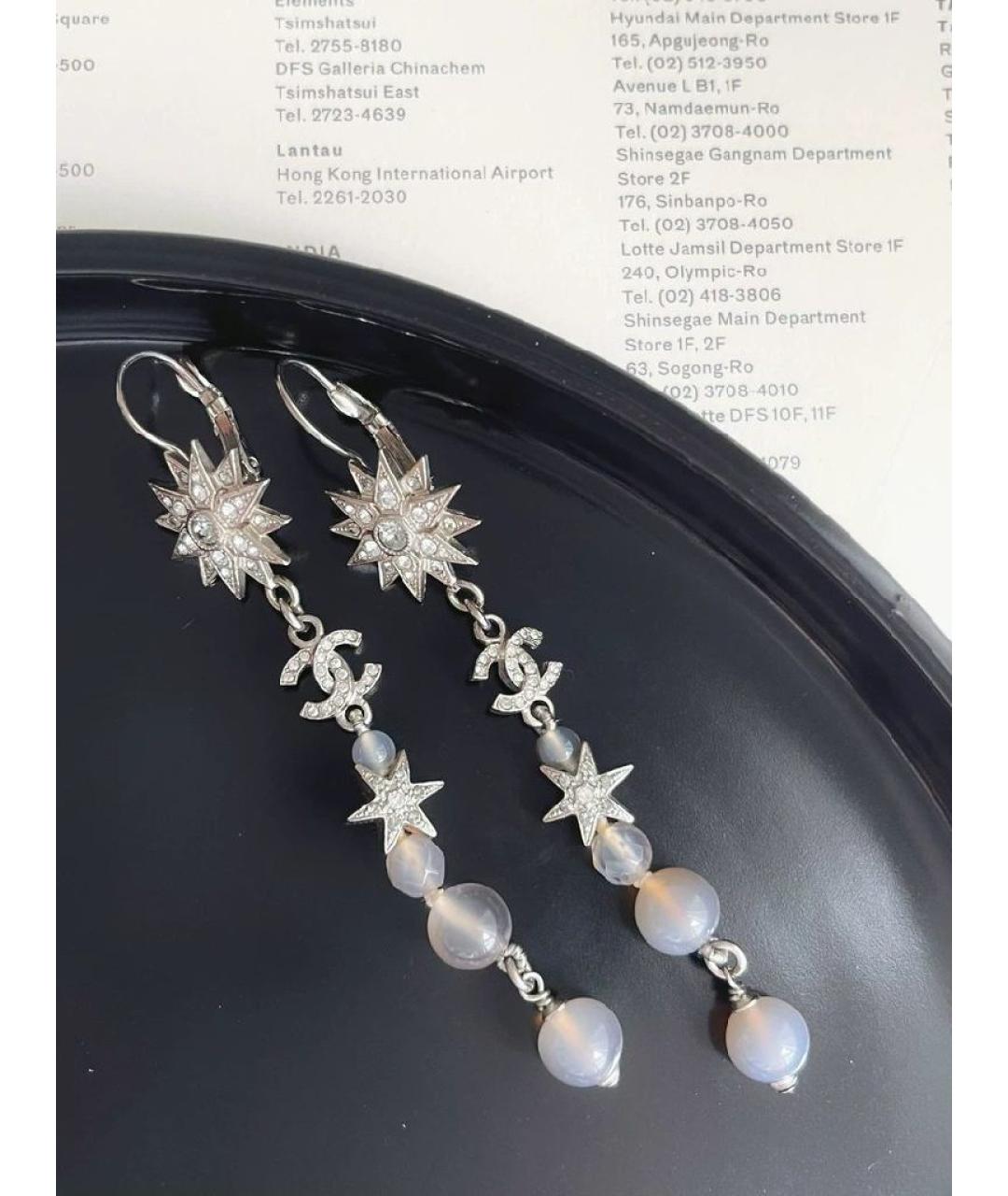 CHANEL Серебряные клипсы, фото 4