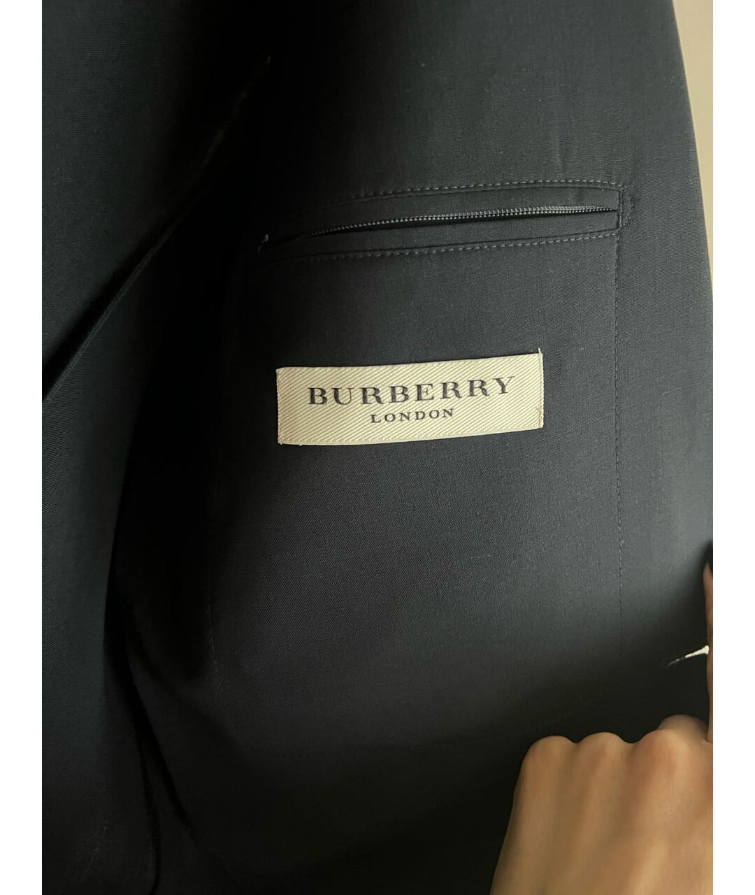 BURBERRY Черный льняной пиджак, фото 4