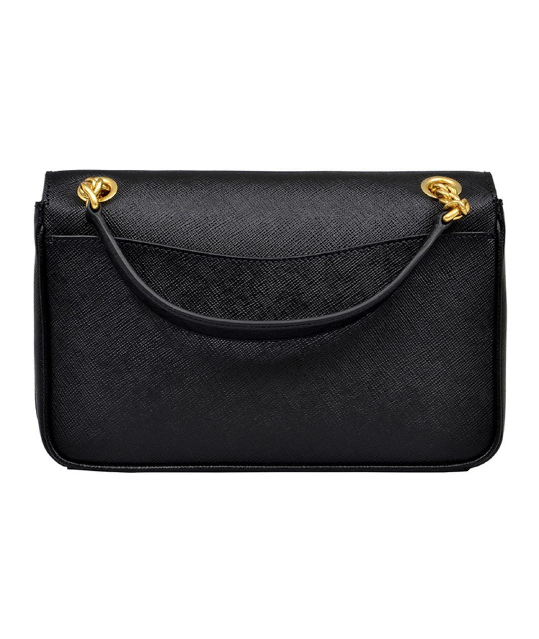 PRADA Черная кожаная сумка через плечо, фото 3