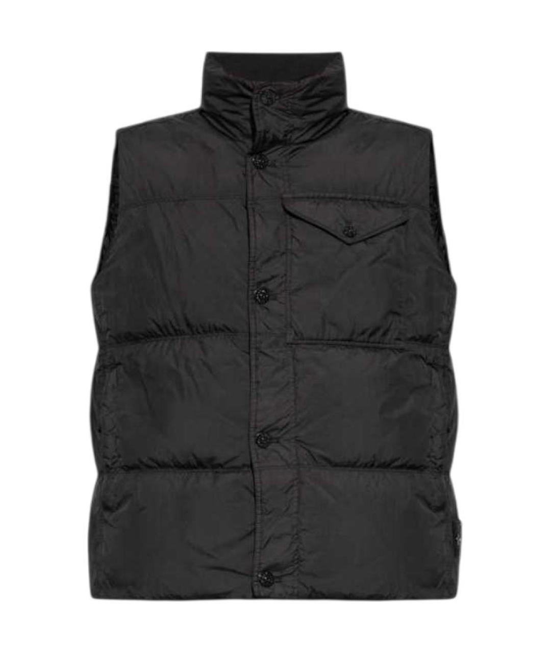 STONE ISLAND Черный жилет, фото 1