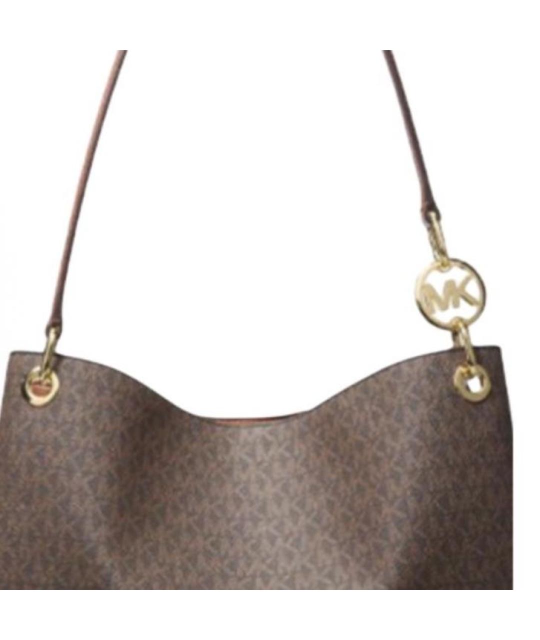MICHAEL KORS Коричневая сумка тоут, фото 4