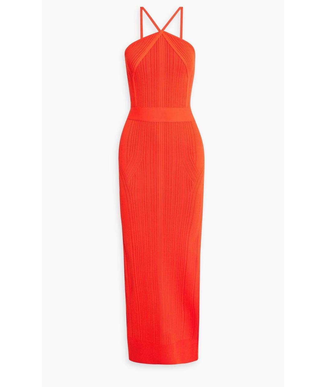 HERVE LEGER Красное коктейльное платье, фото 4