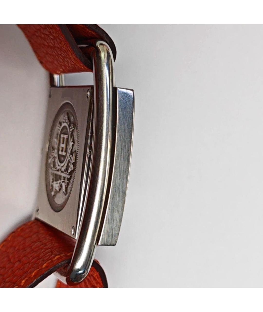 HERMES Оранжевое часы, фото 4