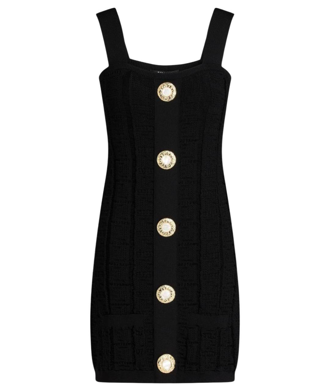 BALMAIN Черное коктейльное платье, фото 1
