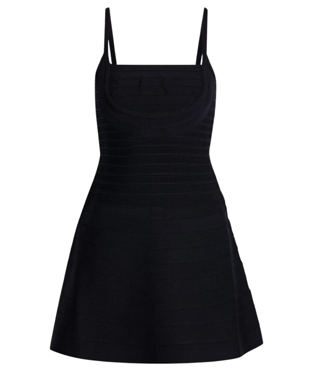 HERVE LEGER Темно-синее коктейльное платье, фото 1
