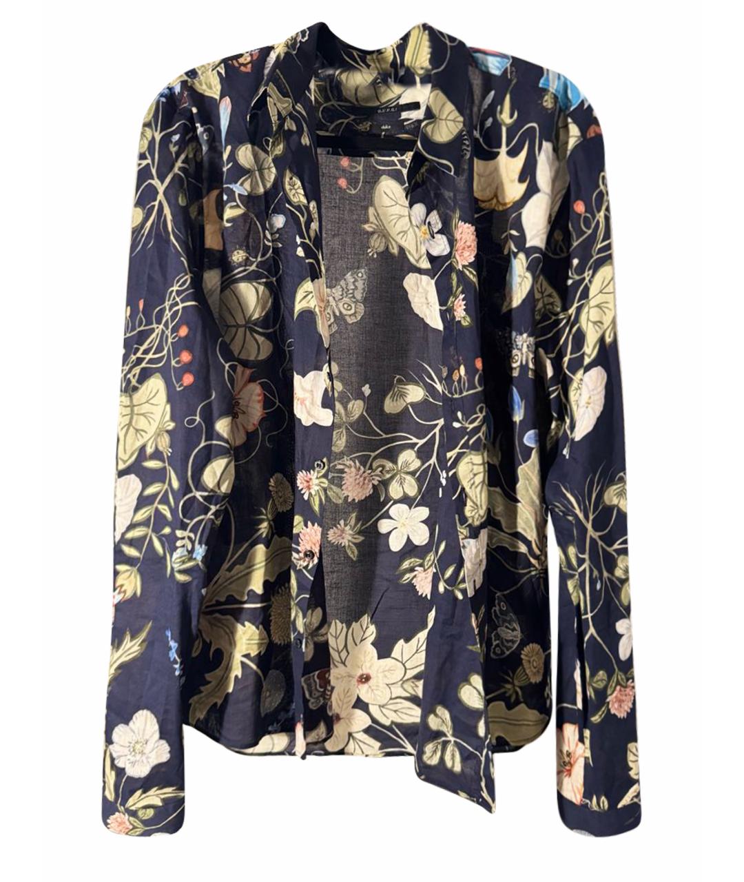 GUCCI Черная хлопковая кэжуал рубашка, фото 1