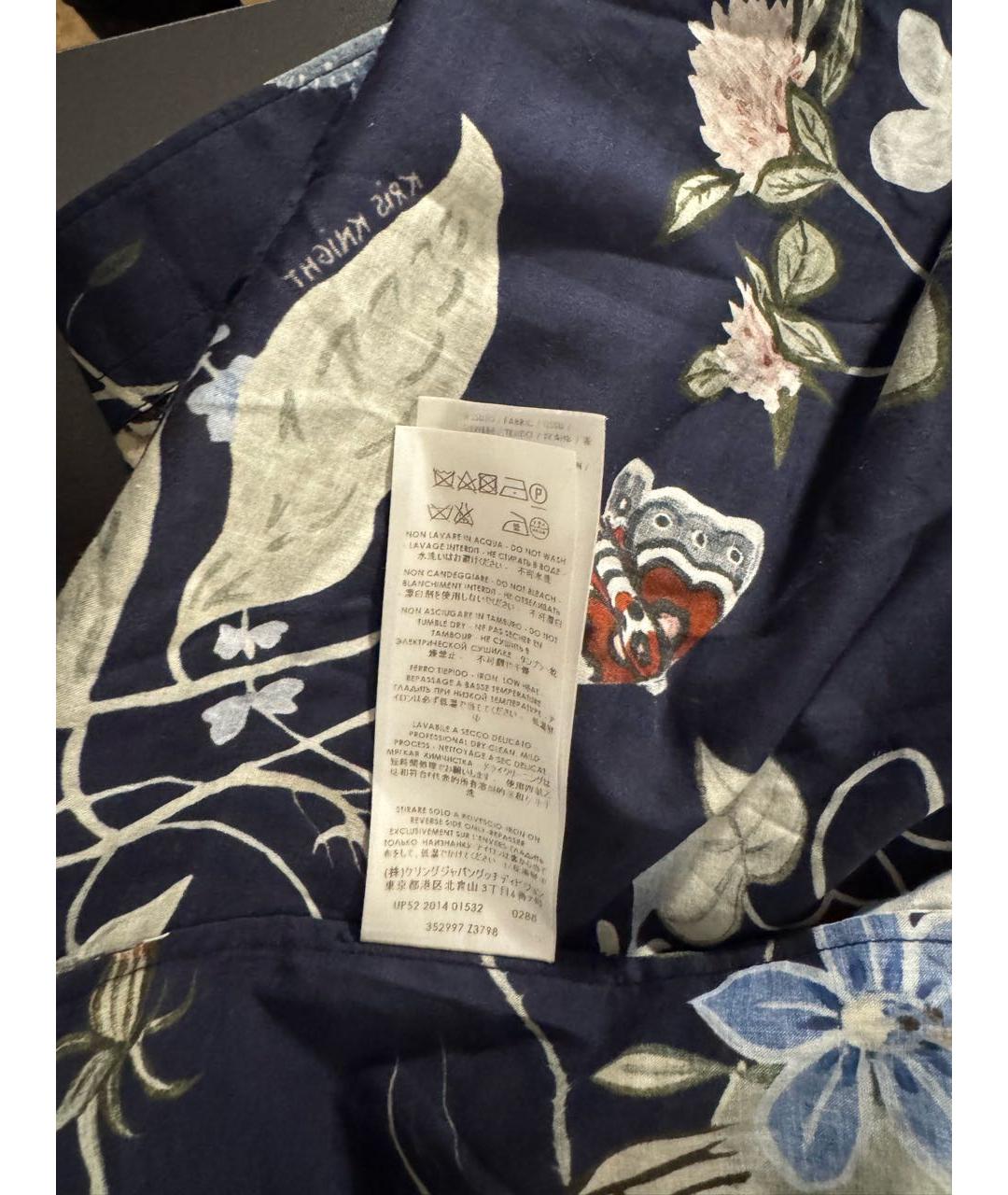 GUCCI Черная хлопковая кэжуал рубашка, фото 4
