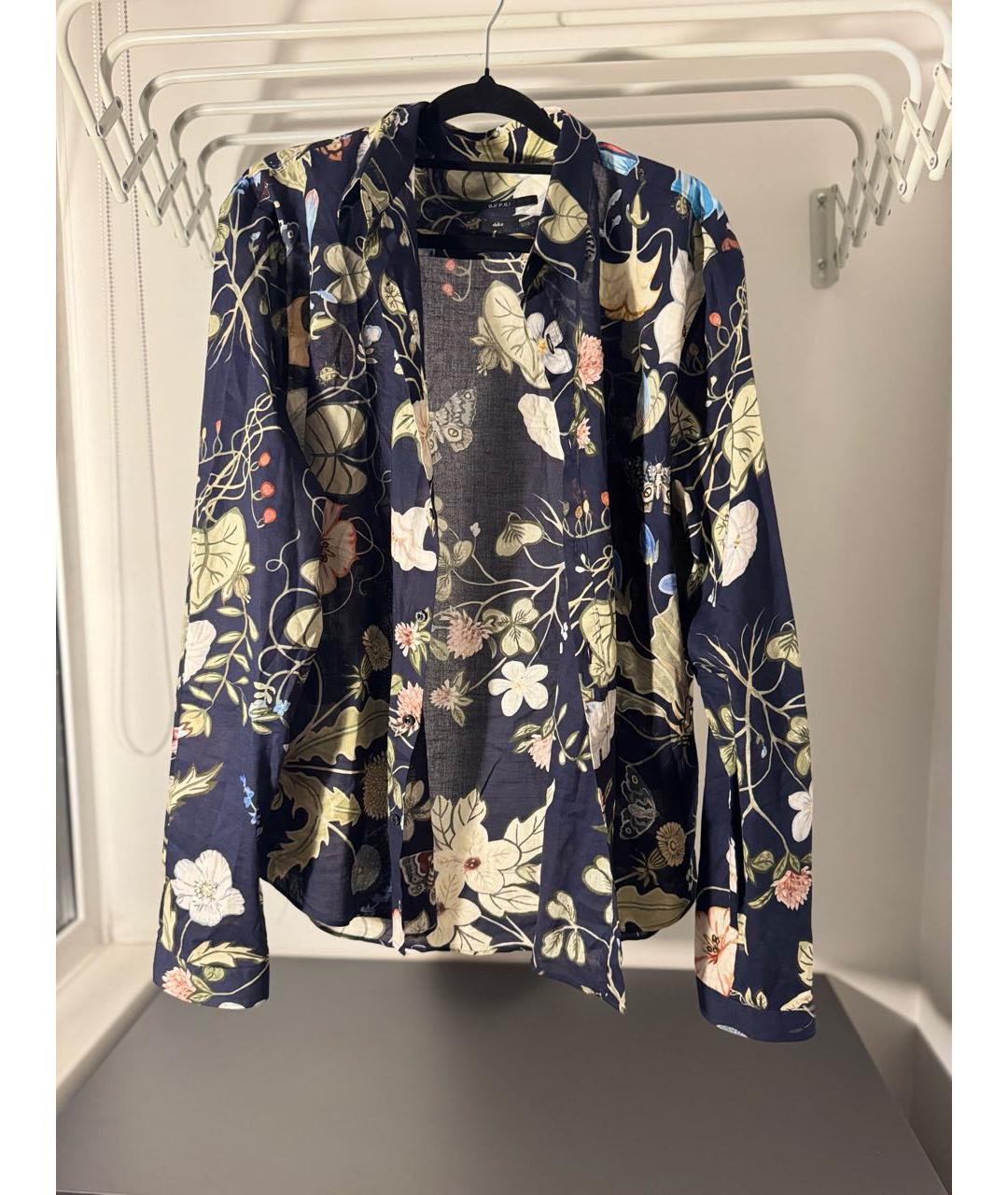 GUCCI Черная хлопковая кэжуал рубашка, фото 5