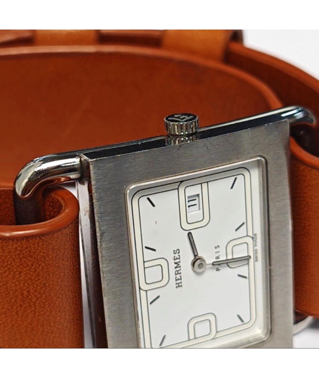 HERMES Оранжевое часы, фото 5