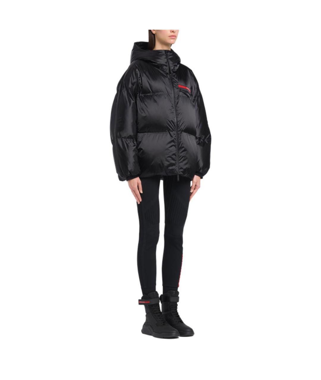 PRADA Черный пуховик, фото 4