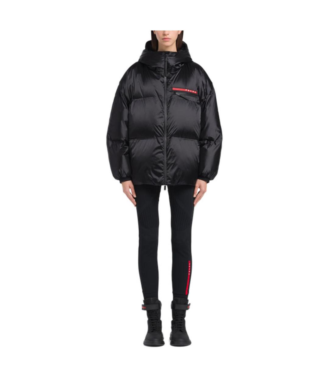 PRADA Черный пуховик, фото 2