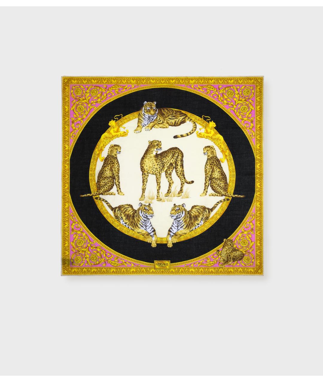VERSACE Хлопковый платок, фото 5