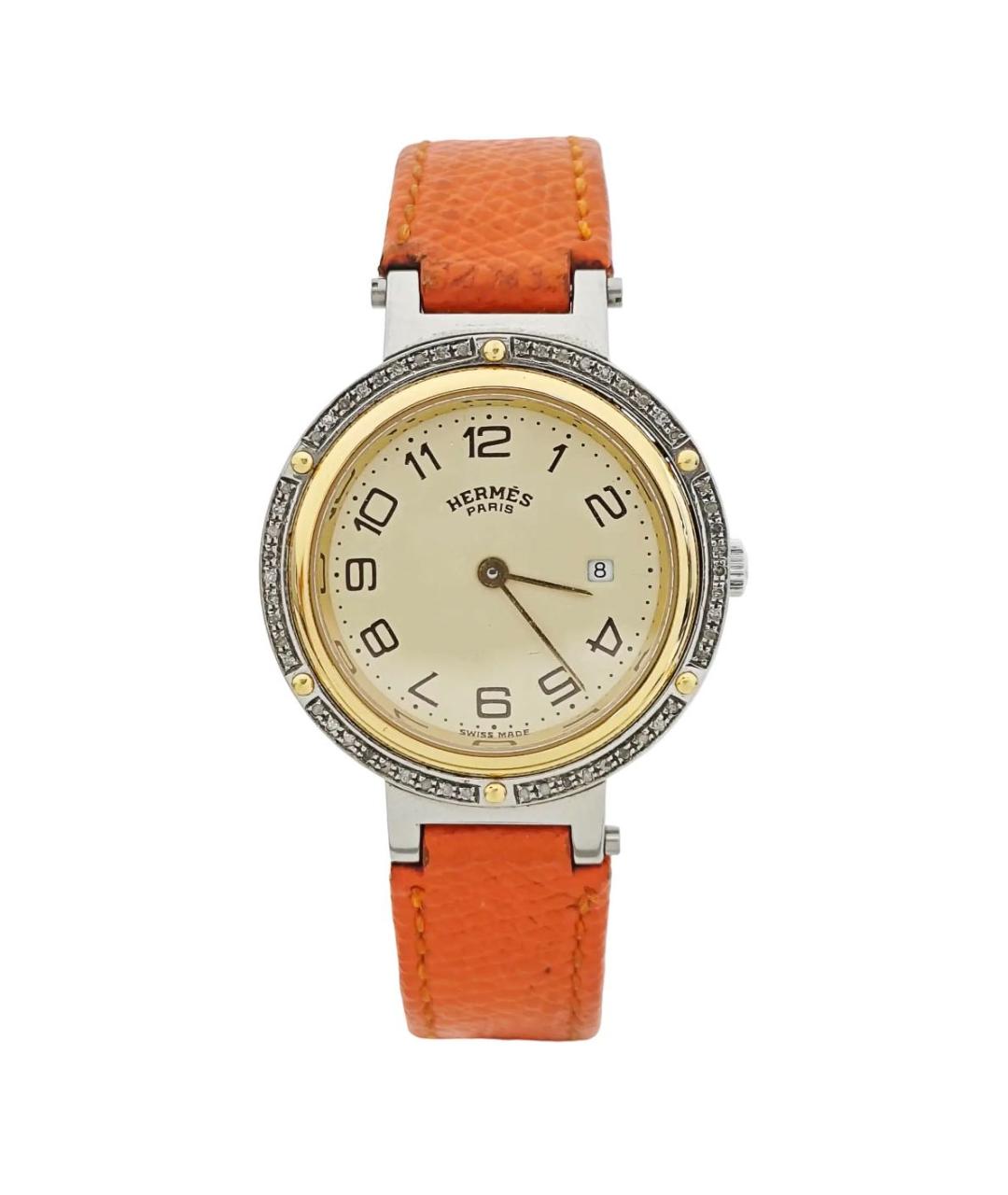 HERMES Оранжевое часы, фото 1