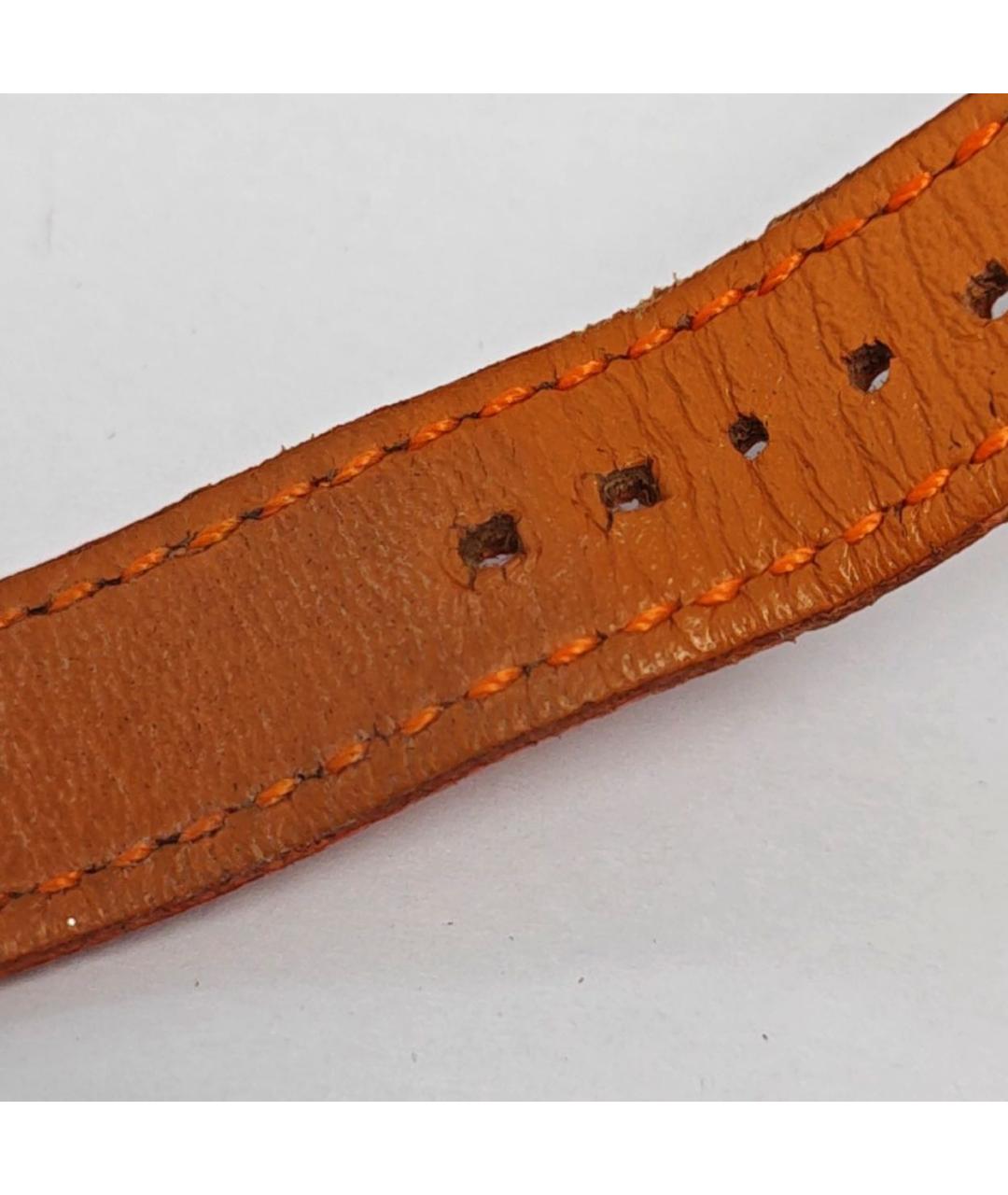 HERMES Оранжевое часы, фото 5