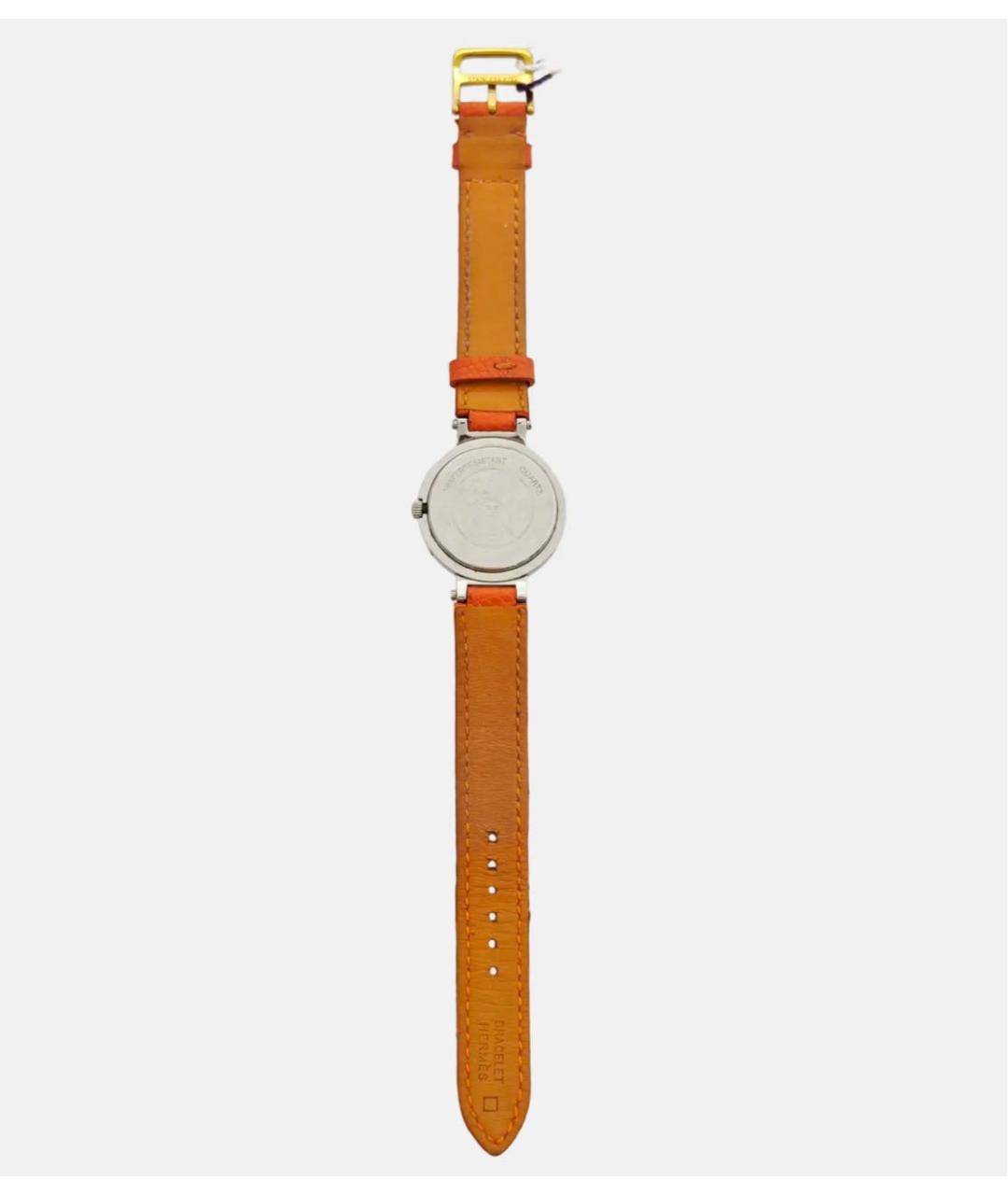 HERMES Оранжевое часы, фото 3