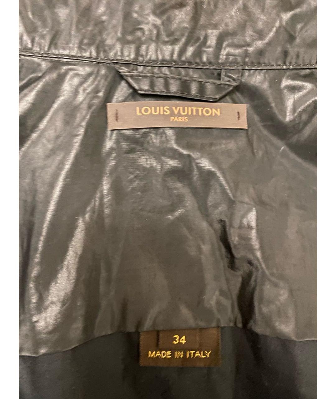 LOUIS VUITTON Черная хлопковая куртка, фото 3