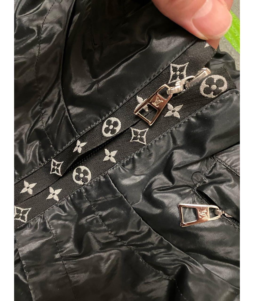 LOUIS VUITTON Черная хлопковая куртка, фото 4