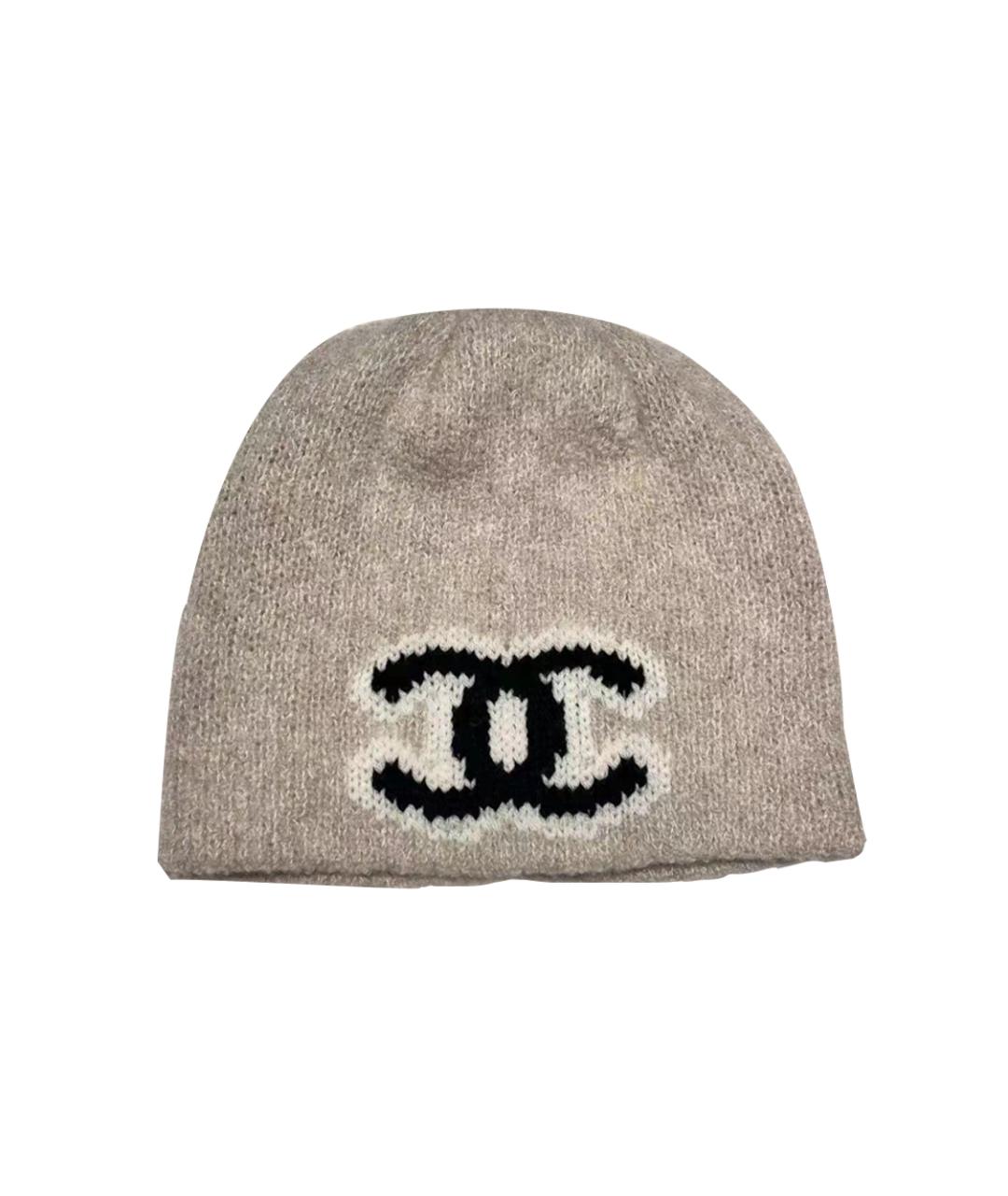 CHANEL Серая шапка, фото 3