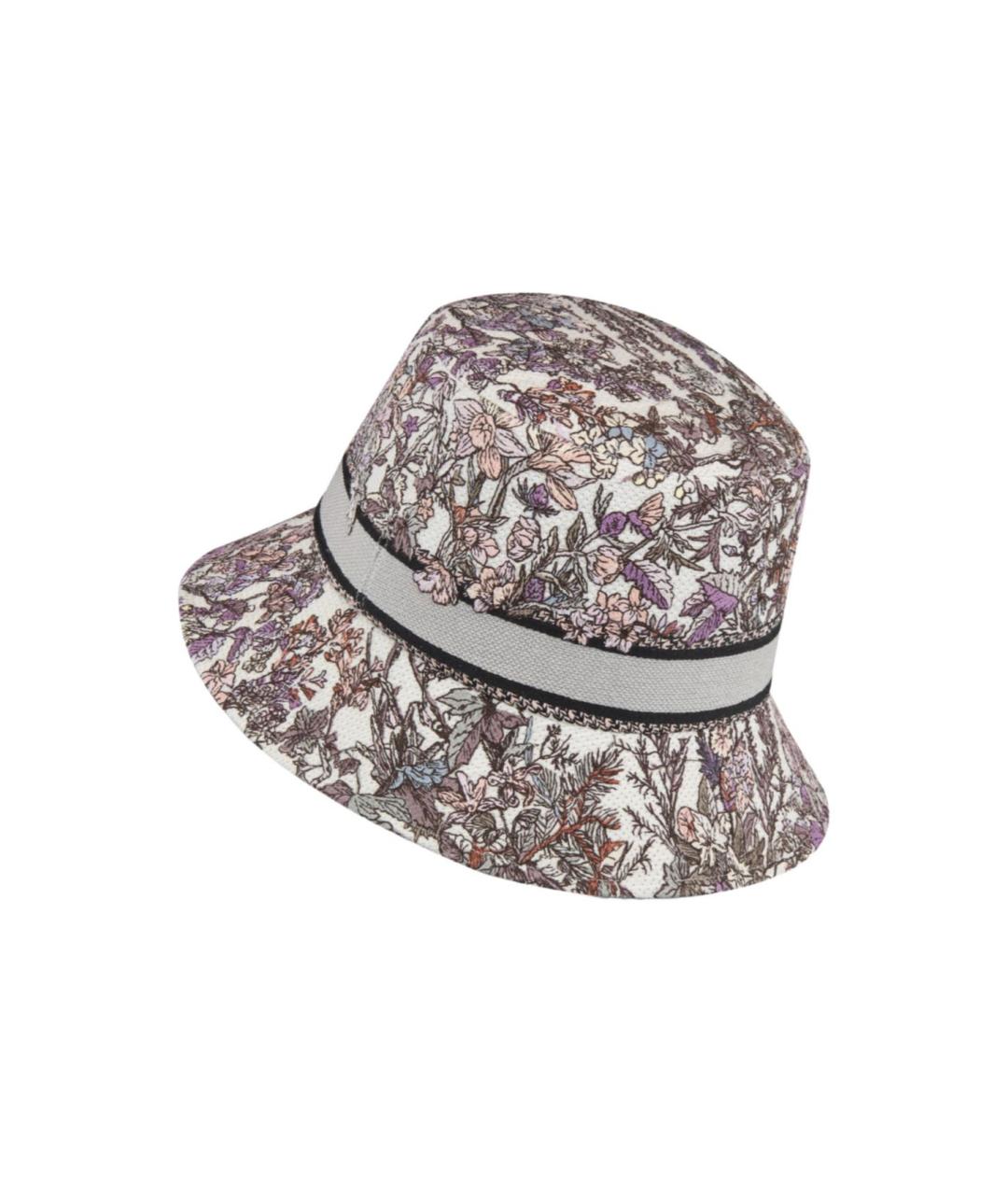 CHRISTIAN DIOR Мульти хлопковая панама, фото 3