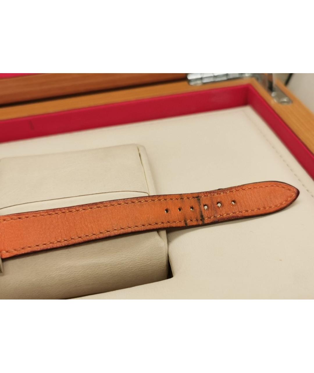 HERMES Оранжевое часы, фото 7