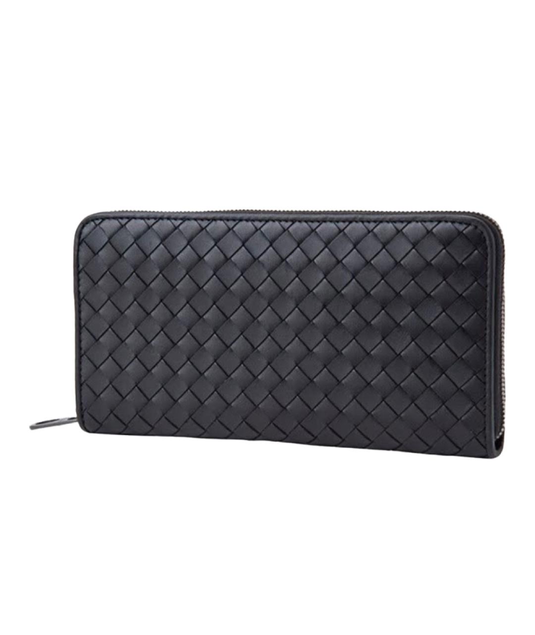 BOTTEGA VENETA Черный кошелек, фото 4