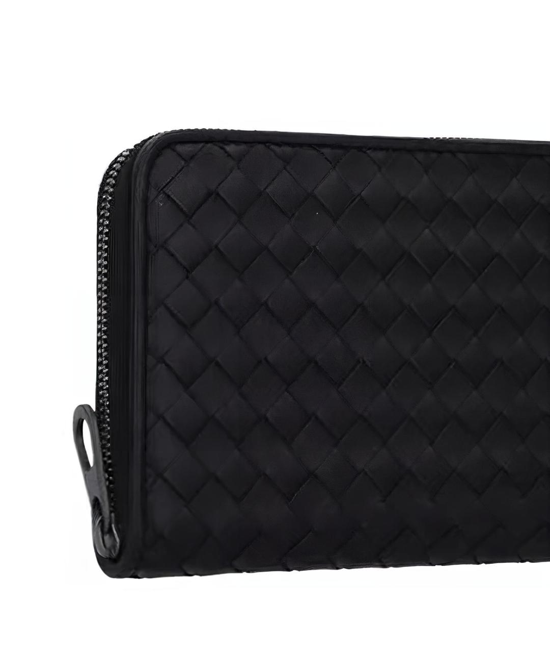 BOTTEGA VENETA Черный кошелек, фото 6