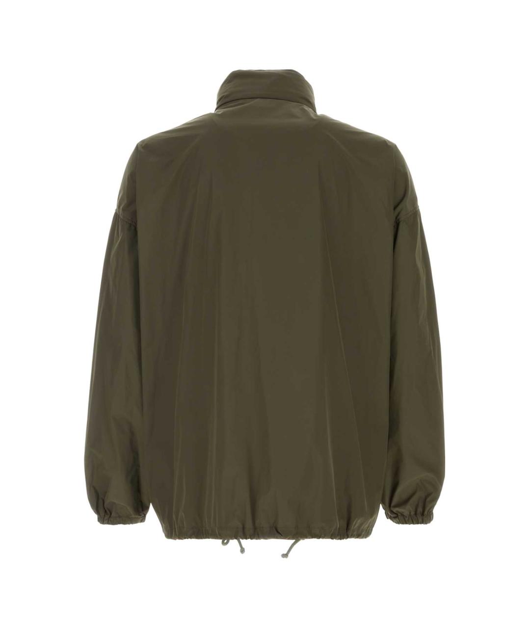SAINT LAURENT Хаки полиэстеровая куртка, фото 2