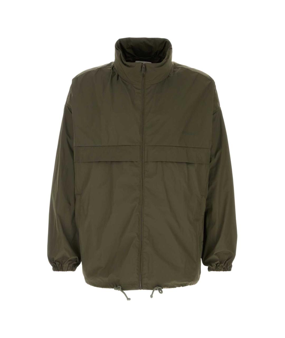 SAINT LAURENT Хаки полиэстеровая куртка, фото 1