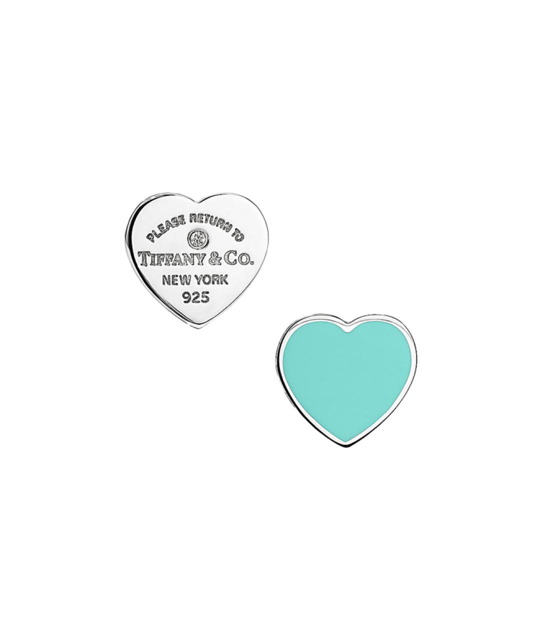 TIFFANY&CO Синие серьги, фото 1