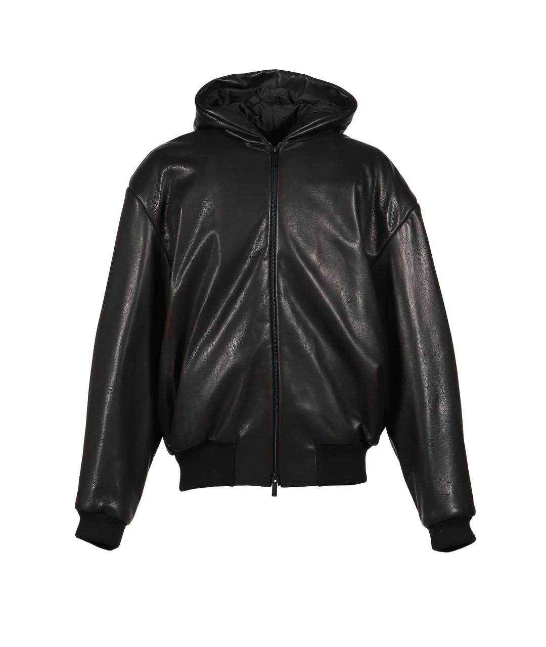 FEAR OF GOD Черная кожаная куртка, фото 3
