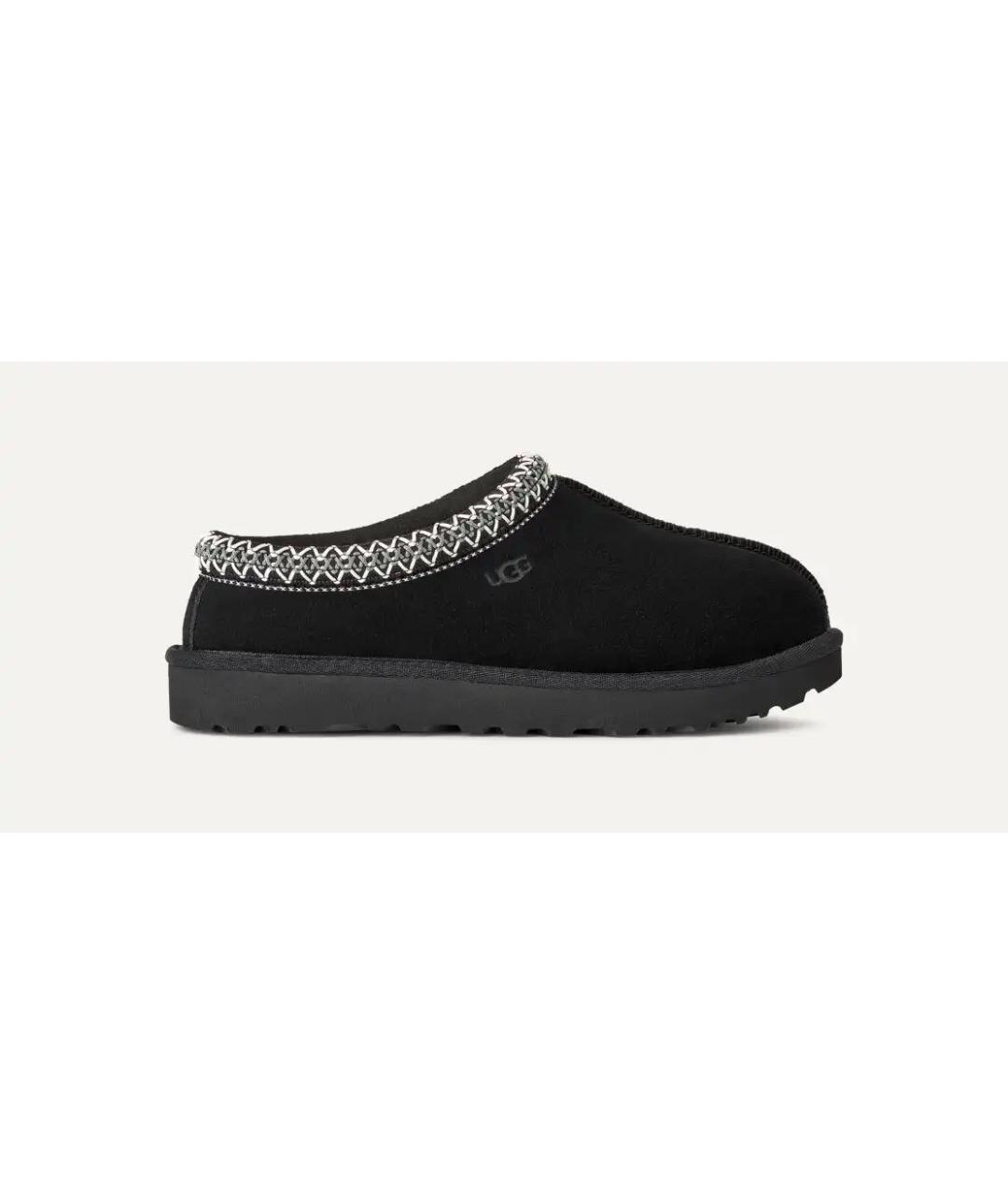 UGG AUSTRALIA Черные замшевые сабо, фото 7