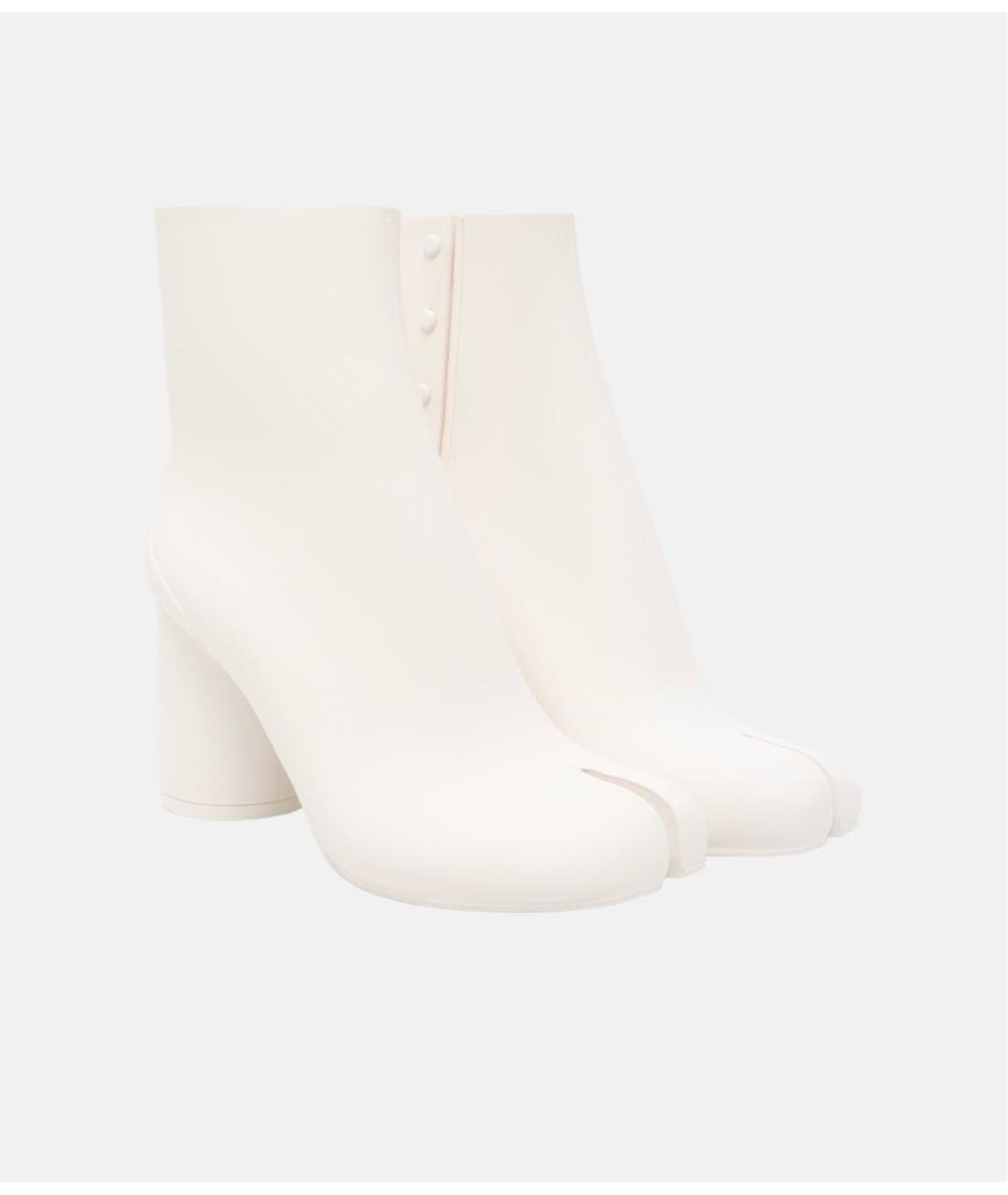 MAISON MARGIELA Бежевые резиновые босоножки, фото 2