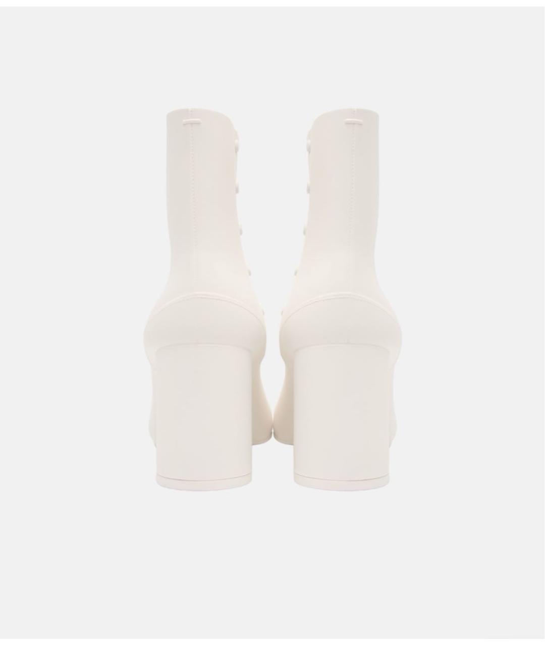 MAISON MARGIELA Бежевые резиновые босоножки, фото 3