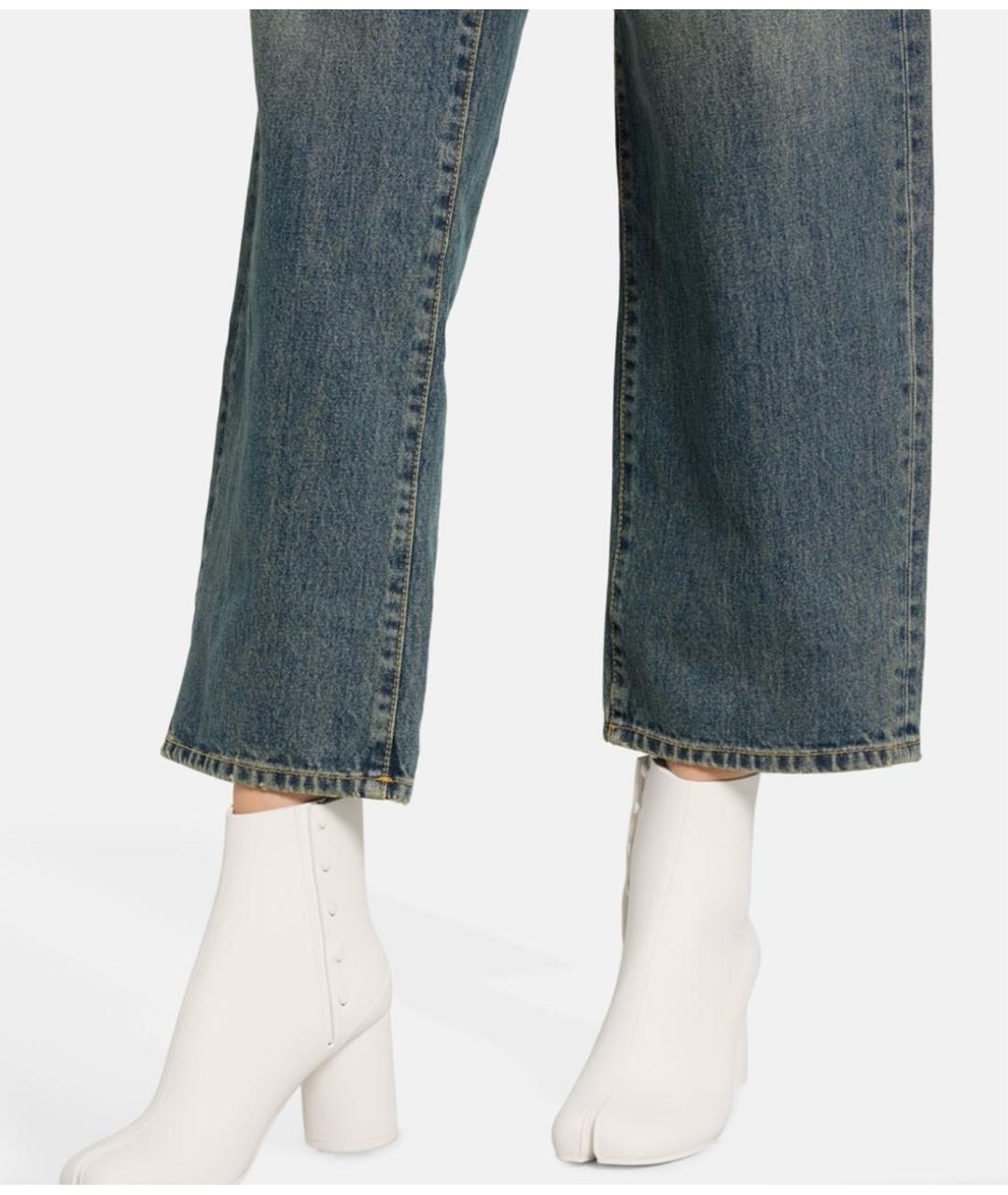 MAISON MARGIELA Бежевые резиновые босоножки, фото 6