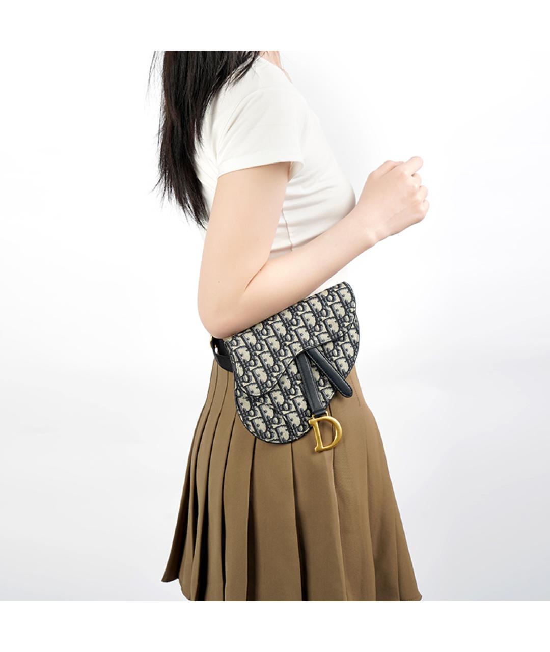 CHRISTIAN DIOR Хлопковая поясная сумка, фото 7