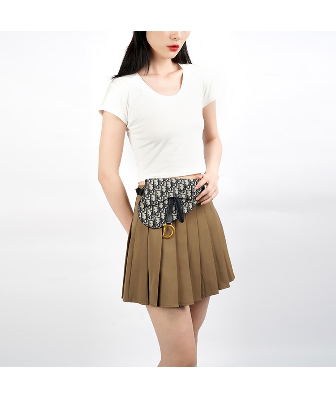 CHRISTIAN DIOR Хлопковая поясная сумка, фото 5