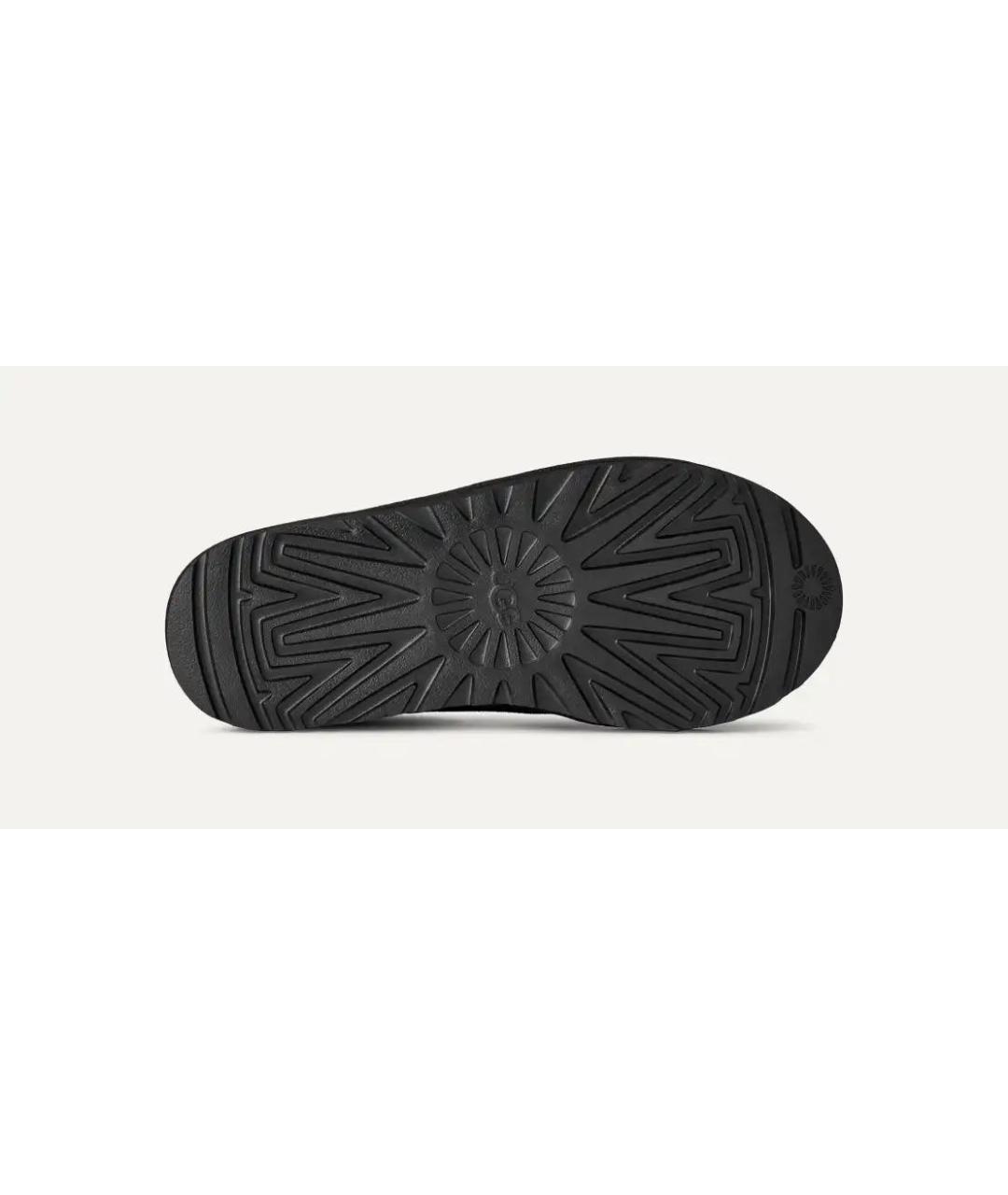 UGG AUSTRALIA Черные замшевые сабо, фото 6