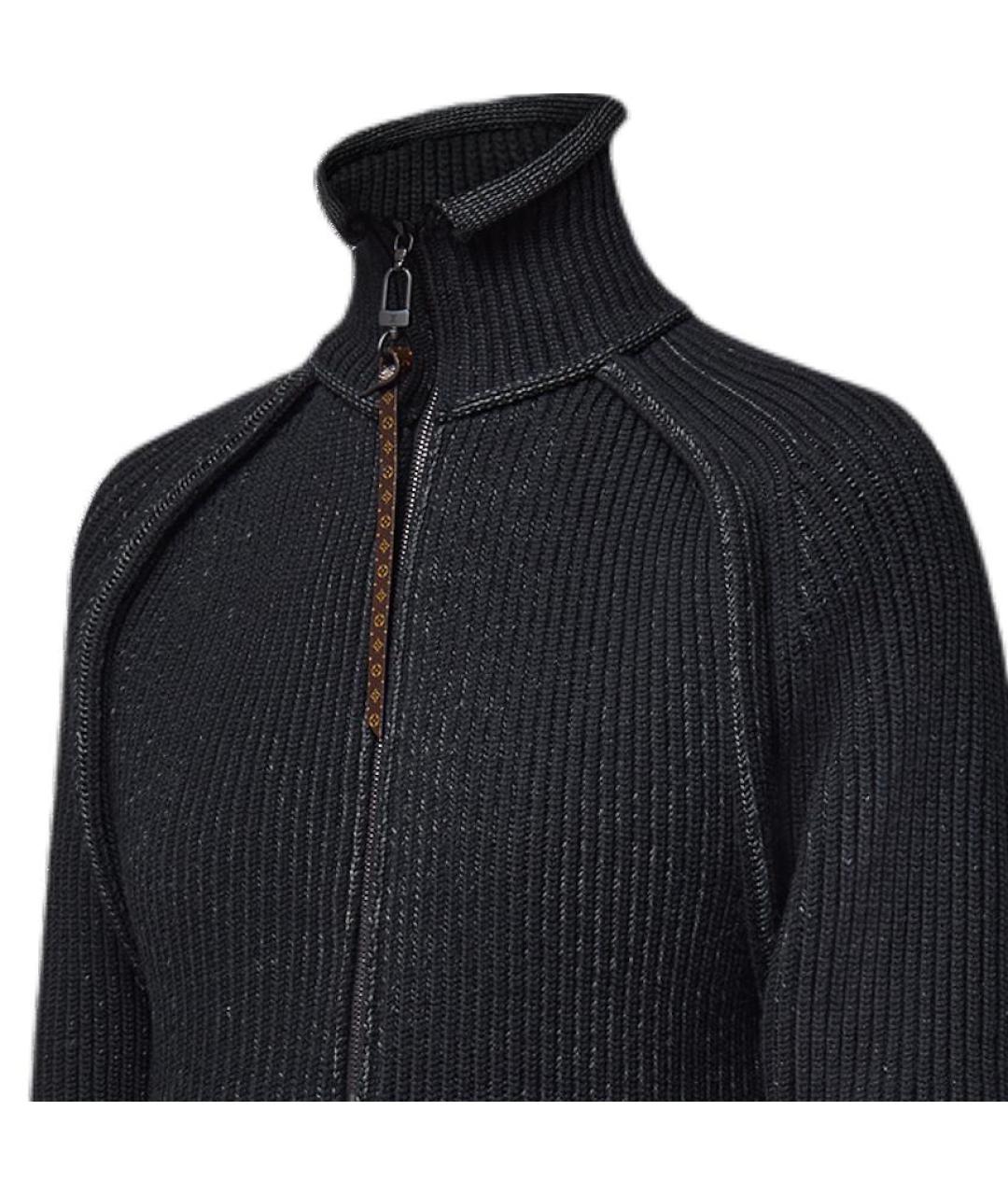 LOUIS VUITTON Темно-синий джемпер / свитер, фото 4