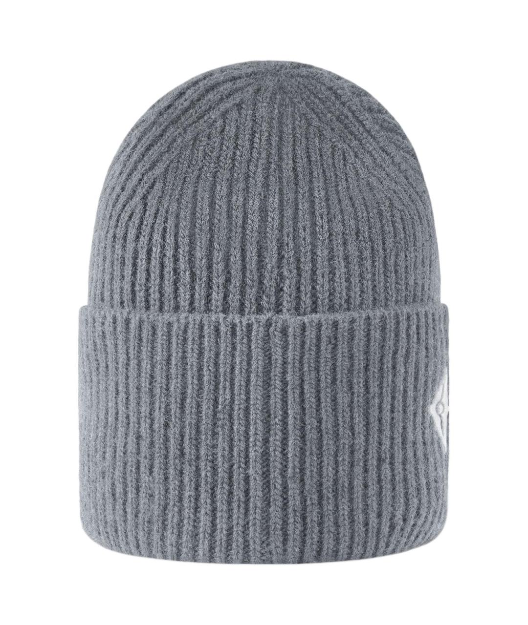 LOUIS VUITTON Серая шерстяная шапка, фото 3