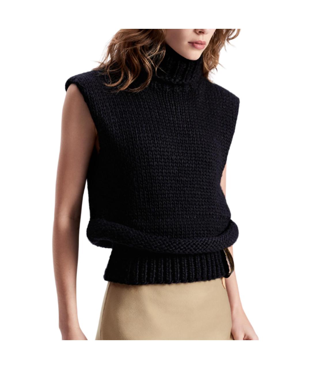 LOUIS VUITTON Черный джемпер / свитер, фото 4