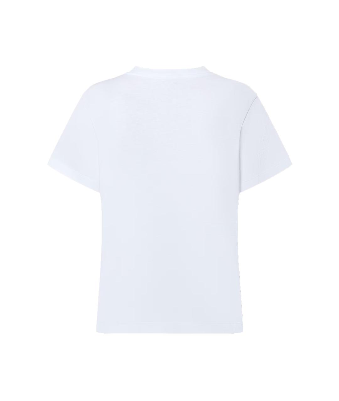 LOUIS VUITTON Белая хлопковая футболка, фото 2