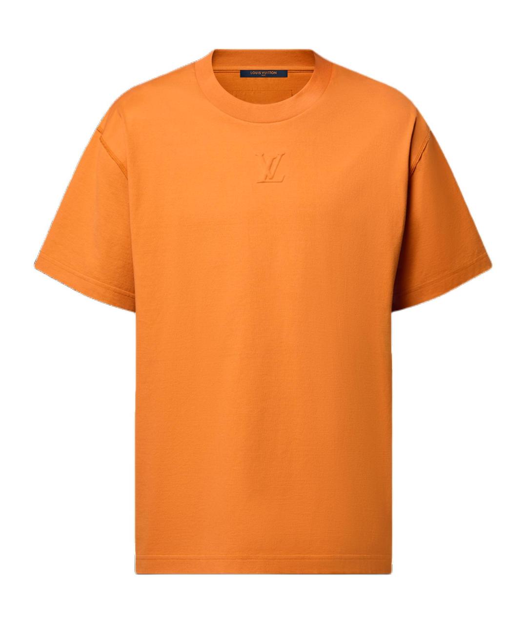 LOUIS VUITTON Оранжевая футболка, фото 1