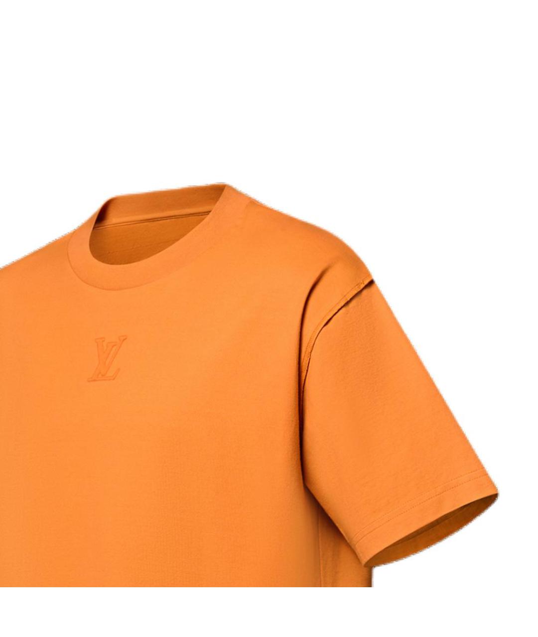 LOUIS VUITTON Оранжевая футболка, фото 6